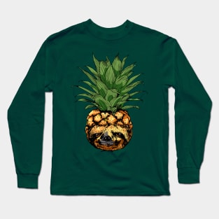 PINEAPPLE SLOTH Long Sleeve T-Shirt